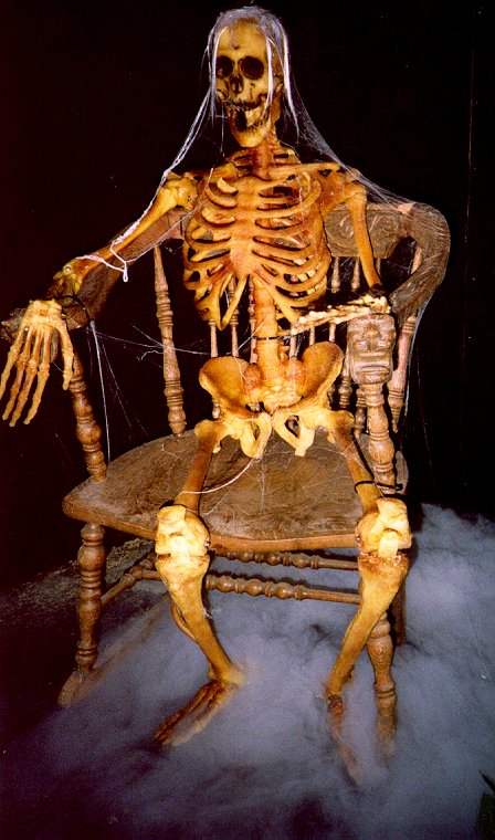 Skeleton in chair pic.